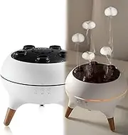 Jellyfish Diffuser, 7 Colors LED Dancing Jellyfish Essential Oil Diffuser with Remote Control, 250ml Jellyfish Mist Flame Aromatherapy Air Humidifier for Home, Bedroom & Office