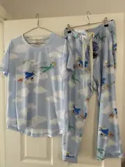 Peter Alexander Ladies 3/4 Pyjama Set Peter Pan Medium