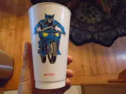 Vintage DC Comics Wildcat 7-11 Plastic Cup 1975 Unused ID:92722