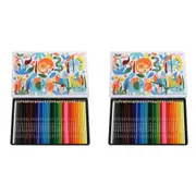 2x 36pc Rex London Colouring Pencils School Drawing Stationery 3y+ Wild Wonders