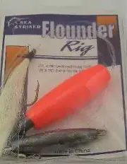 Sea Striker F1BR Flounder Rig With White Bucktail