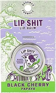Blue Q Black Cherry Papaya Lip Shit Lip Balm