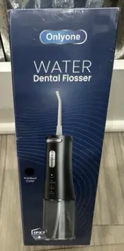 Onlyone Water Dental Flosser Pick for Teeth 300ML Portable Oral Irrigator(black)