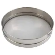 Sieve Bakeware Sifter Strainer Fine Round Rim and Mesh Stainless Steel 12"