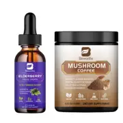 Mushroom Coffee - Lions Mane Mushroom Powder Instant Coffee and Sea Moss Liquid