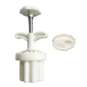 Mooncake Moulds Mooncake Stamps Lotus Leaf Shaped Plastic Material Baking Tool