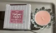 AVON VINTAGE 1981 ULTRA CRYSTAL COLLECTOR TASHA FRAGRANCE CANDLE & GLASS HOLDER