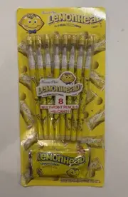 Lemonhead 8 Pk MULTI-POINT MECHANICAL PENCILS And Candy