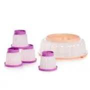 New Tupperware Jel-Ring Mold and Jel-Ette Set