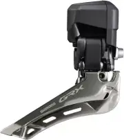 Shimano GRX FD-RX825 Di2 Front Derailleur - 2x12-Speed, Braze-on, Down Swing, Fo