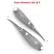 Dental Cryer Elevators Right & Left Oral Surgery Teeth Extraction Surgical Tools