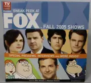 TV Guide Sneak Peek at Fox Fall 2005 Shows Preview DVD Bones Reunion Head Cases
