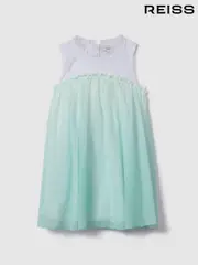 Reiss Blue Coco 13-14 yrs Ombre Tulle Dress (991360) | $150
