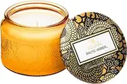 [Voluspa] Small Glass Jar Candle, Baltic Amber, 90g