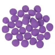30 Pcs Wool Felt Balls Beads, 0.6 Inch Handmade Felt Pom Poms, Purple