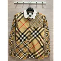 在飛比找蝦皮購物優惠-*漢森精品服飾* Burberry 格紋 襯衫 有彈性 青年