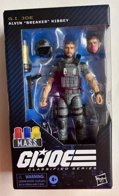 HASBRO G.I. JOE CLASSIFIED SERIES #158 ALVIN BREAKER KIBBEY IN HAND