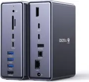 15 in 1 Docking Station Dual Monitor Thunderbolt 3 for MacBook Pro and Windows