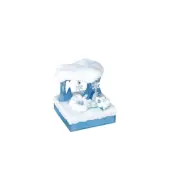Pocketo Monster Town Sea Breeze Path Frozen Snow Fields Figure PVC Vulpix