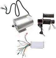 [YC Yier] 48V 1800W Electric Brushless DC Motor with Speed Controller and Throttle Grip for Motorcycle Pit Dirt Bike Razor Quad Go Kart 4 Wheelers ATV Quad Buggy Golf Cart