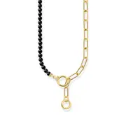 Buy Necklace with onyx beads and white zirconia by Thomas Sabo online - THOMAS SABO Australia