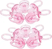 ULDIGI Shower Favors 20pcs Mini Pacifier Charm Decor Boys and Girls Party Favor Gender Reveal Games Shower Prizes
