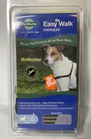 PetSafe Easy Walk Reflective Harness AND Leash - Silver/Black - Small