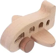 Toddmomy Airplane Toys for 2 Year Old Wooden Airplane Model Boys and Girls Toddlers 1-3 Marbles