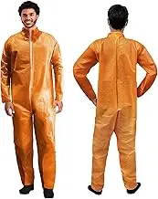 AMZ Hazmat Suits Disposable Coveralls. 40 GSM Polypropylene Polyethylene Painting Suit
