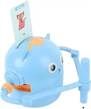 Drawing Robot for Kids with 100 Cards, Interactive Design Voice Interactive Educational Drawing Machine, Montessori Painting Learning Toys for 3 to 8 Year Old Boys Girls (Blue)