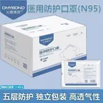 「現貨」N95成人醫用口罩  單片 獨立包裝（紙塑袋-無菌型） /五層防護/ 國際標準 /醫療級別/
