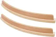 Wooden Card Holder 2pcs Curved Card Rack Non-Slip Deck Holders for Gaming Display in Australia