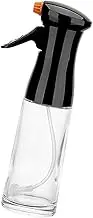 Olive Oil Sprayer for Cooking with Rotatable Replaceable Mist Nozzles 7.05 fl oz(200ml) Glass Oil Spritzer Dispenser Bottles Kitchen Gadgets