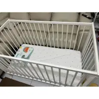 在飛比找蝦皮購物優惠-ikea嬰兒床 120*60cm(二手，贈床墊）