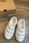 UGG YEAH Clogs WHITE Platform Slides Sport Sandals Slip On Waterproof 8 1132890