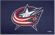 FANMATS NHL Columbus Blue Jackets Nylon Face Starter Rug