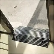Rubber Threshold Ramps for Doorways, Wheelchair Ramp Non Slip Doorway Step Ramp, Heavy Duty Mobility Entry Ramp for Indoor Outdoor (Size : 50cmx39cmx7.5cm)