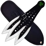 [LatestBuy] Z-Hunter Zombie Throwing Knife Set (Black)