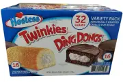 Hostess Twinkies And Ding Dongs Variety Pack 32 CT 42.04 oz