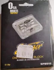 Two NEW Stinger SPD512 Power Distribution T-Blocks Three 1/0 Gauge Inputs