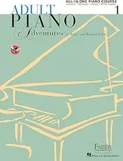 Adult Piano Adventures All-in-One Piano Course Book 1: Book with Media Online