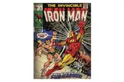 Iron Man Sub-Mariner Canvas Print (Multicoloured) (80cm x 60cm)