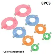 8Pcs Pompom Maker Kit Knitting Crafts 4 Different Sizes Balls Plush Making G1P1