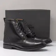 Allen Edmonds Dalton Black Leather Wingtip Chukka Boot, Men's 13 D