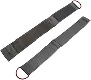 Portable Elliptical Trainer Pedal Straps, Replacement Elliptical Trainer Pedals, Fixing Straps for Home Gym Accessories, Black