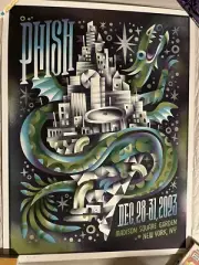 Phish Madison Square Garden New Year's Eve SIGNED Aren Vandenburgh Poster Print