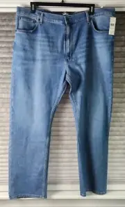 NEW Wrangler Men's Retro Blue Regular Fit Jeans Pant Size 42X30