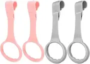 TOBBOMEY 4pcs Safety Ring for Play Pen Ring Walking Practice Ring Hanging Rings Playpen Accessories Pull Rings Play Pen Pull up Rings