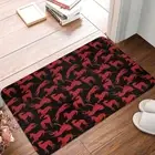 Anti-Slip Doormat Bath Mat Ruby Greyhounds Floor Carpet Welcome Rug Home Decor