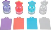 Silicone Nail Art Stamper Set Transparent Head Adhesive s Nails Art Tools for Creative Designs